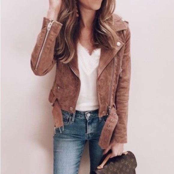 BlankNYC suede leather moto jacket xs - Picture 6 of 10